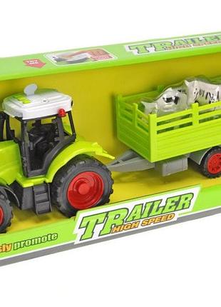 Трактор с прицепом игрушка