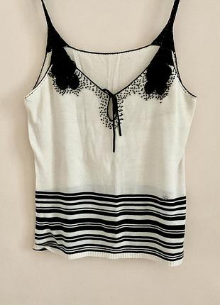 Шелковая трикотажная майка италия