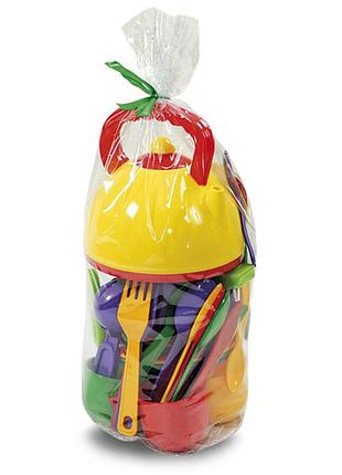 Дитячий іграшковий набір посуду 32 предмета 0637