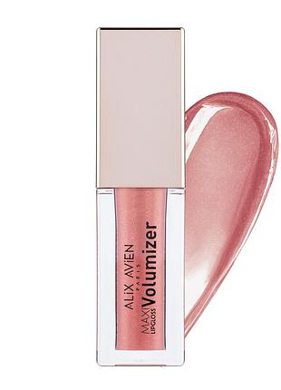 Блиск для губ з ефектом об'єму alix avien 213 mirrored pink, 3,5 мл