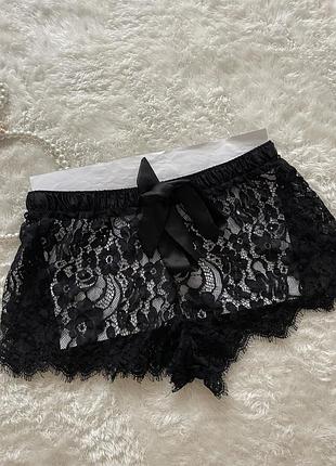 Мереживні трусики-шортики censored білизна