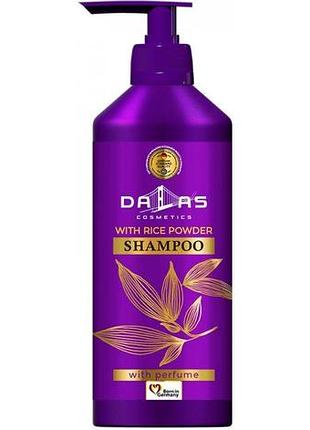Шампунь dalas для жирных и склонных к выпадению волос с рисовой пудрой 500 мл (4260637721402)