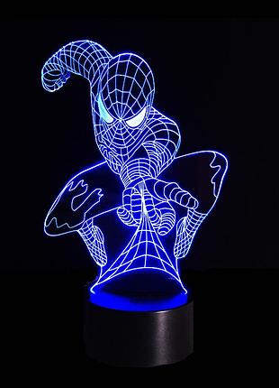 3d світильник спайдермен 15952-3-9