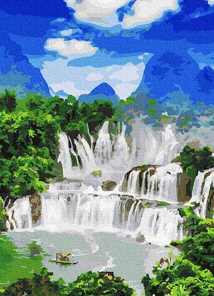 Картина за номерами "водоспад" (розмір 50х40 см) brushme