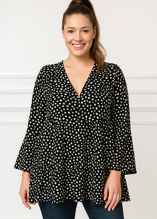 Блузка блуза женская нарядная длинный рукав размер 4xl (56-58)