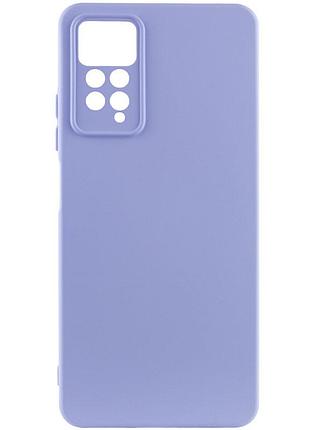 Чехол silicone cover lakshmi full camera (a) для xiaomi redmi note 11 pro 4g/5g / 12 pro 4g сиреневый / dasheen