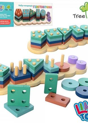 Дерев'яна іграшка геометрика md 2165