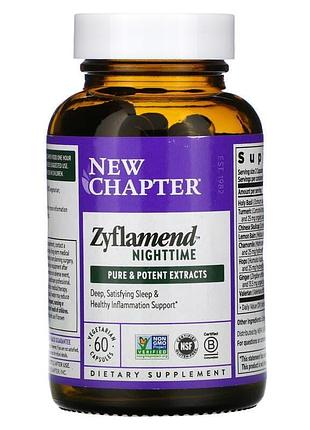 Здоровый сон, zyflamend nighttime, new chapter, 60 вегетарианских капсул