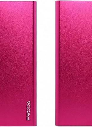 Портативное зарядное устройство power bank рroda vanguard pp-v12 12 000 mah (цвет малиновый)