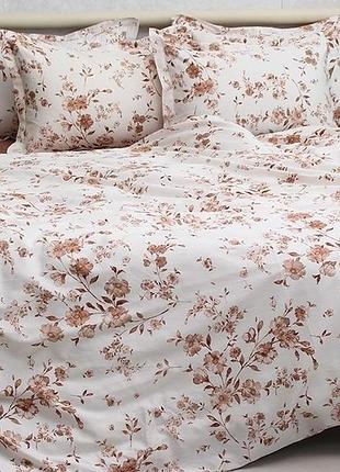 2-спальный комплект постельного белья 100% хлопок (турция) премиум качество с компаньоном (2-сп.) pt-021