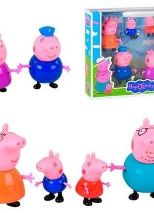 Набір фігурок свинка пеппа повна родина abc