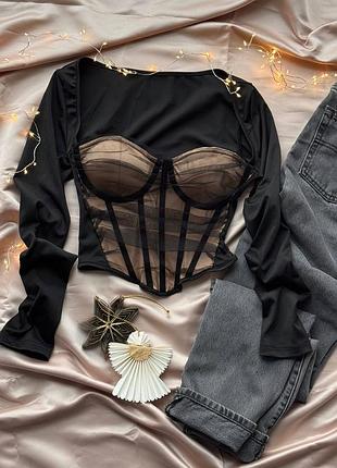 Жіночий корсетний топ