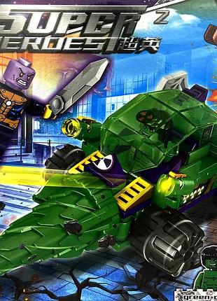 Конструктор marvel мстители , танос vs зеленый гигант (180 дет.) 98150-3