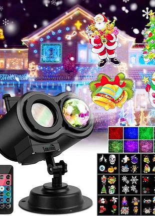 Світлодіодні різдвяні проєктори-сніжинки з дистанційним керуванням, amazon, німеччина