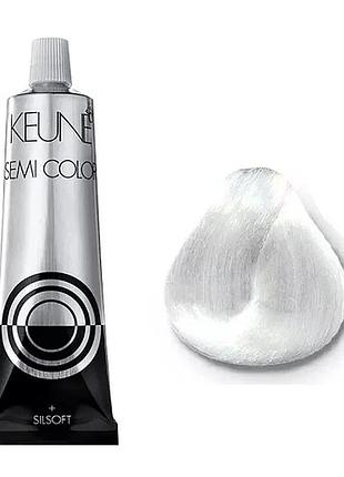 Краска тонирующая безаммиачная для волос keune semi color clear безбарвна 60 мл