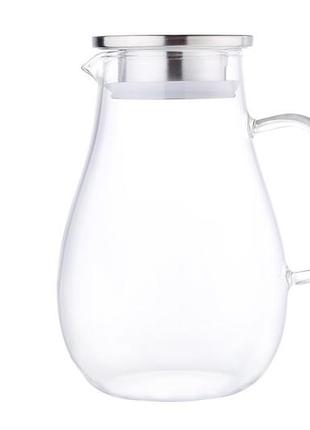 Vt-5902-1800 кувшин стеклянный salut vittora, 1,8l