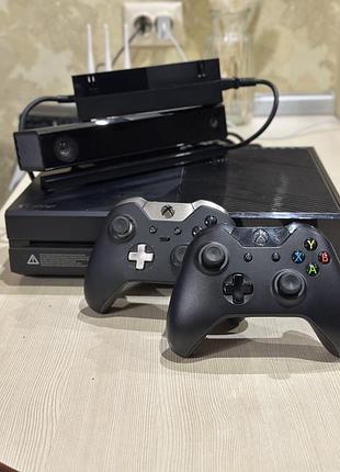 Xbox one (500gb) + kinect 2.0 + 2 оригінальні геймпади| повний комплек