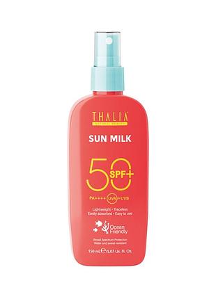 Молочко для засмаги з spf 50 thalia, 150 мл
