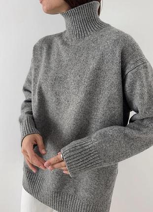 Свитер с разрезами с вкраплениями шерсти hm 🖤