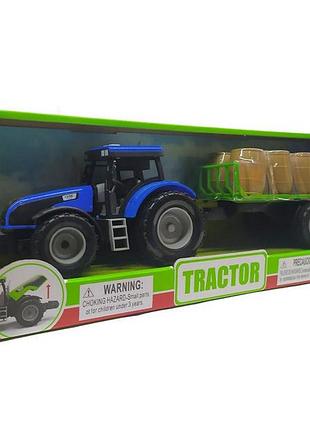 Трактор 550-55j с прицепом и бочками