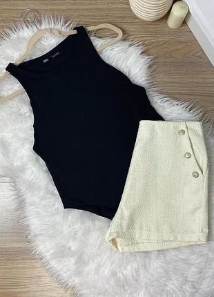 Чорний базовий боді жіночий zara ідеальний стан розмір л