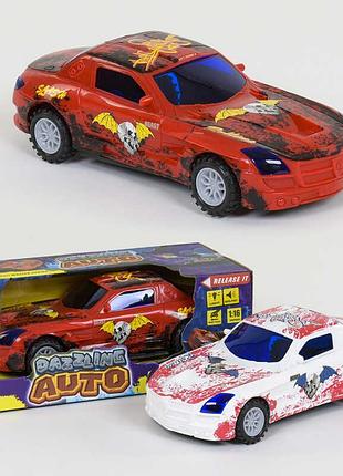 Игрушка машина 4300 а (72/2) 2 цвета, инерция, свет фар, звук, в коробке