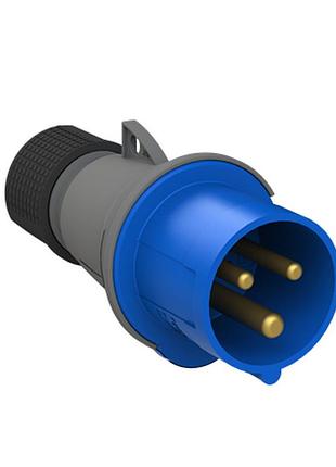 Вилка однофазная abb / amphenol 16а/3 216ep6