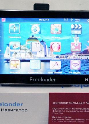 Gps навигатор 7 дюймов bluetooth av freelander 7033