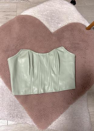 Корсет з екошкіри від missguided