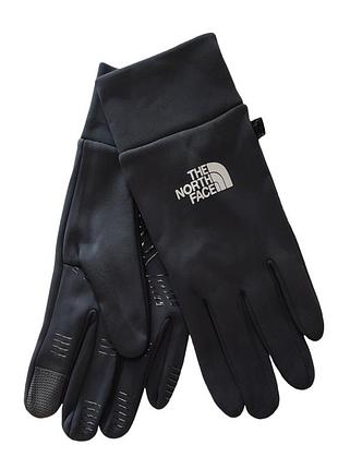 Спортивные мужские сенсорные термоперчатки черного цвета xl