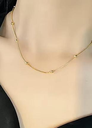 Тренд стильная цепочка колье ожерелье цепь нержавеющая медицинская сталь