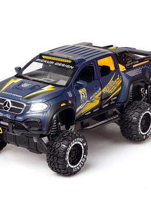 Детская игрушка машинка металлическая mercedes-benz amg x-class 6x6