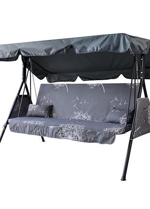 Гойдалка садова "дача" (бязь, кульбаба на сірому)