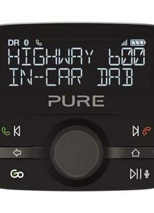 Автомобильный адаптер pure highway 600 с громкой связью, bluetooth, тюнер dab, fm трансмиттер