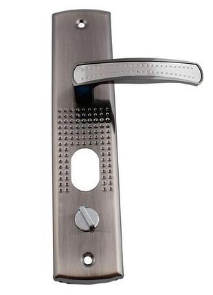 Ручка для металевих дверей fzb 14-23 з підсвічуванням sn права (15-141-02) (2 шт.)