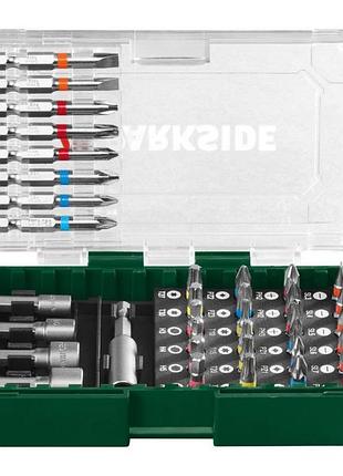 Набор сверл и бит parkside, 37 предметов, для металла, дерева и камня.