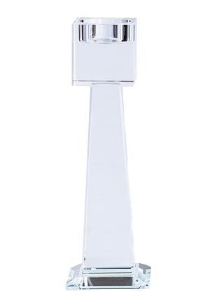 Подсвечник стеклянный 20.5 (см) квадратный на 1 свечу hp36560s