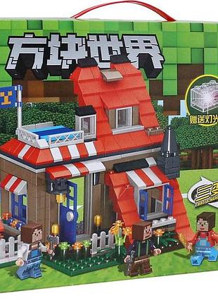 Конструктор майнкрафт семейный дом