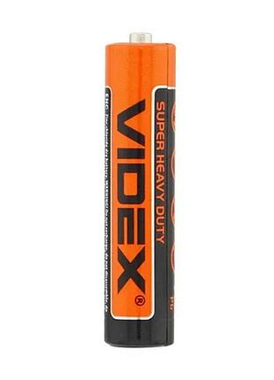 4 батарейки солевая videx r03p aaa 1.5v (4 шт.)