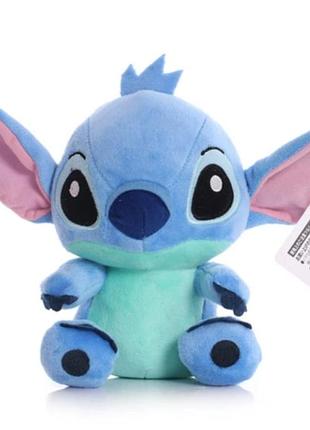М'яка плюшева іграшка стіч disney lilo stitch, синій, 20 см