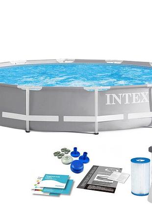 Бассейн каркасный intex фильтр насосом