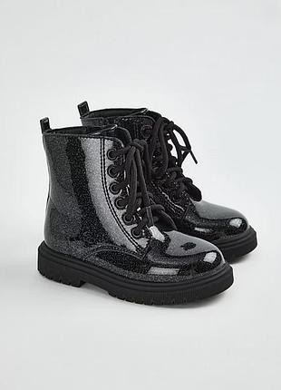 Ботінки демісезонні / черевики george з блискітками