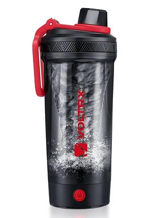 Шейкер спортивный электрический voltrx gallium, 600 мл, tritan, красный – для смешивания протеина