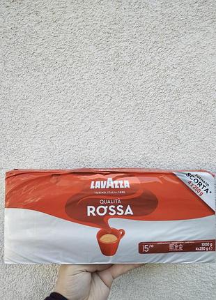 Кава мелена lavazza qualita rossa 250×4 г (італія)