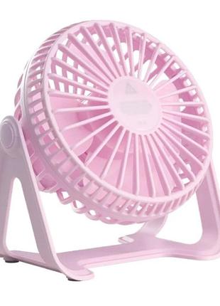 Мини-вентилятор портативный mini fan (wx 6506) розовый
