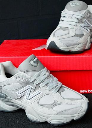 New balance 9060 gray сірі, термо