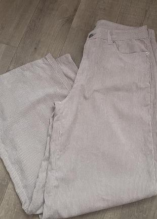 Штани вельветові великого розміру