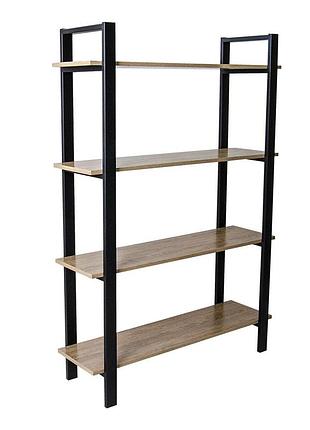 Стелаж "венге" 4 полиці дуб античний