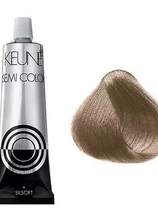 Краска тонирующая безаммиачная для волос keune semi color 8.81 chocolate ash light blond 60 мл