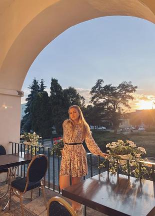 Плаття жіноче квітковий принт літнє